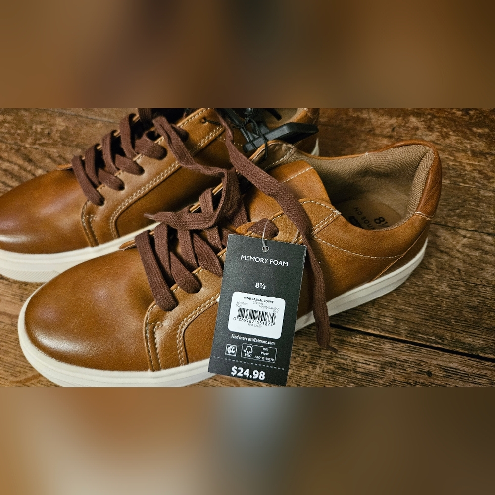 NWT No Boundaries Men's Brown Sneakers - Picture 6 of 7